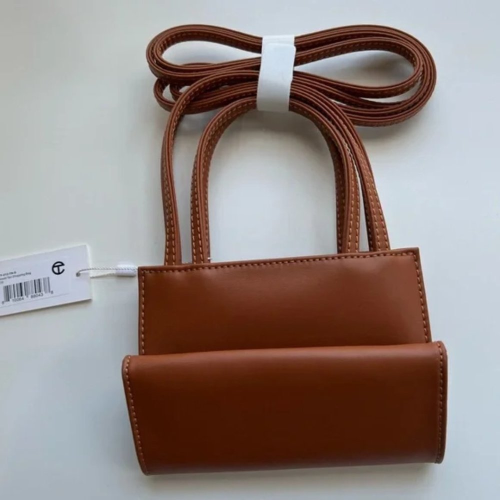 Brand New Telfar Brown Small Shopping Bag - Picture 4 of 6